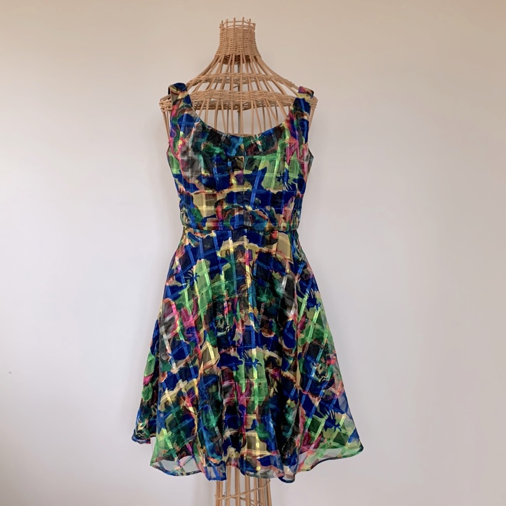 Black Halo Mutli Color Dress
